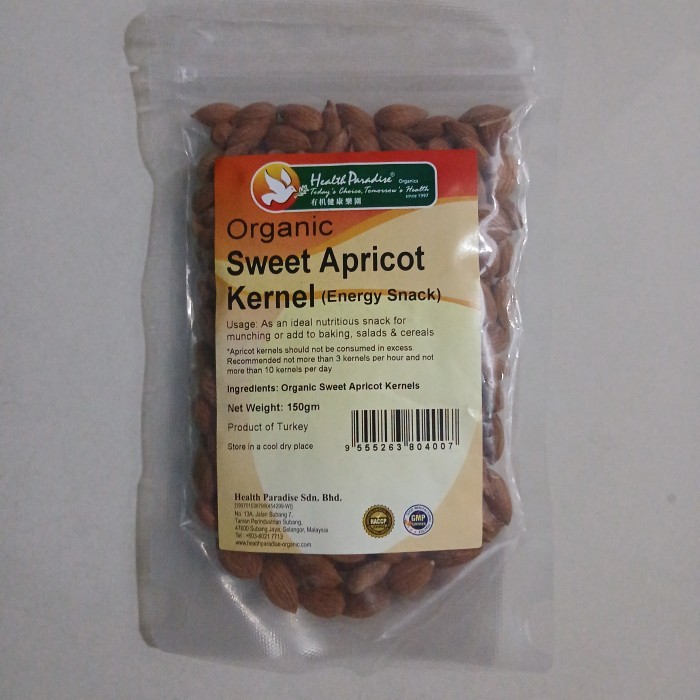 

Organic Sweet Apricot Kernel 150g. Biji Aprikot Manis Organik