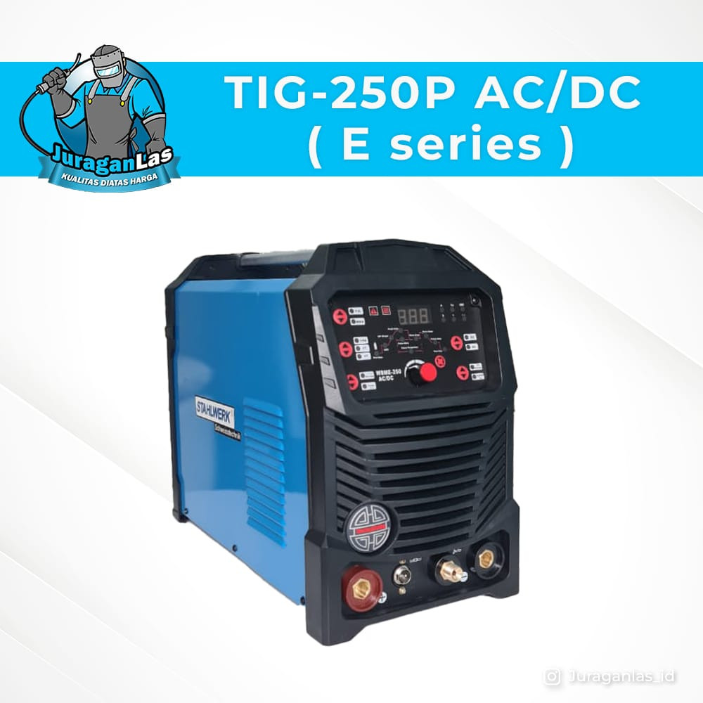 STAHLWERK AC/DC TIG Pulse - 250E P MESIN LAS TIG + MMA AC/DC Pulse