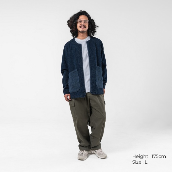Bodypack Navel Collarless Jacket
