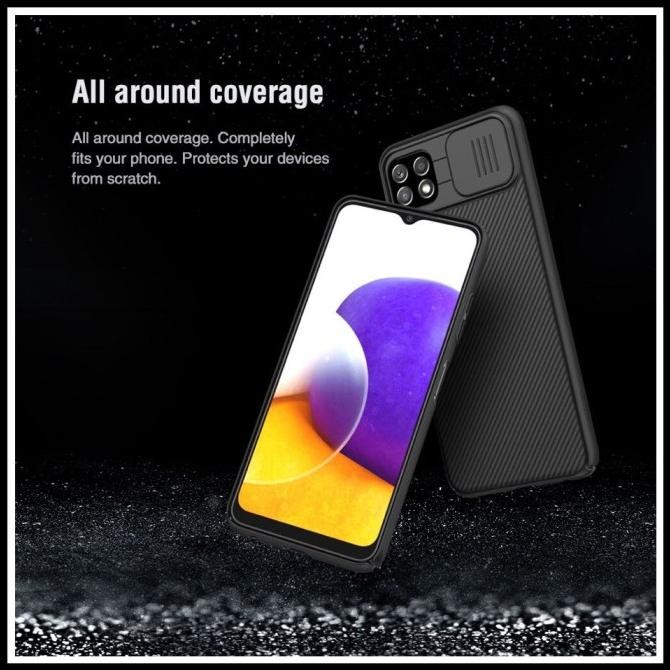 Sale Samsung Galaxy A22 5G Nillkin Camshield Original Case Hard Casing Cover Hardcase