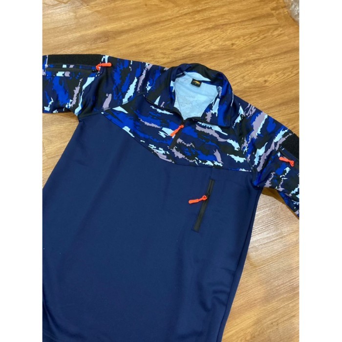 KAOS BDU SBP SCUBA LENGAN PANJANG/ LORENG BIRU TNI AU