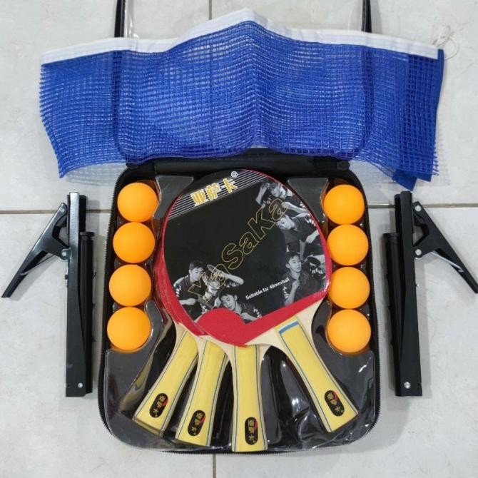 Bet Tenis Meja Yasaka - Bat Pingpong Yasaka set bola net tiang Bed