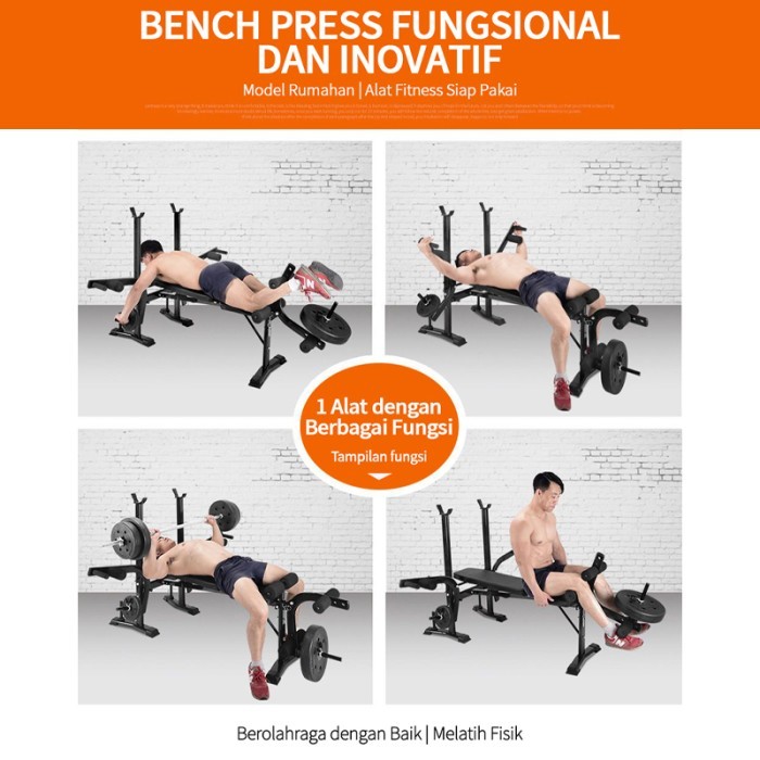 Murah bench press murah / bench press alat fitness / bench press multifungsi Non COD