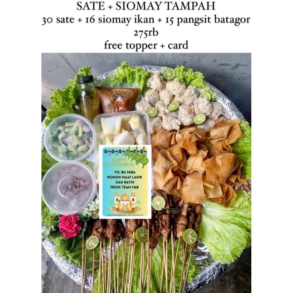 

Sate Mix Siomay Ikan Batagor Tampah - Ready Setiap Hari Terlaris 100 % Original