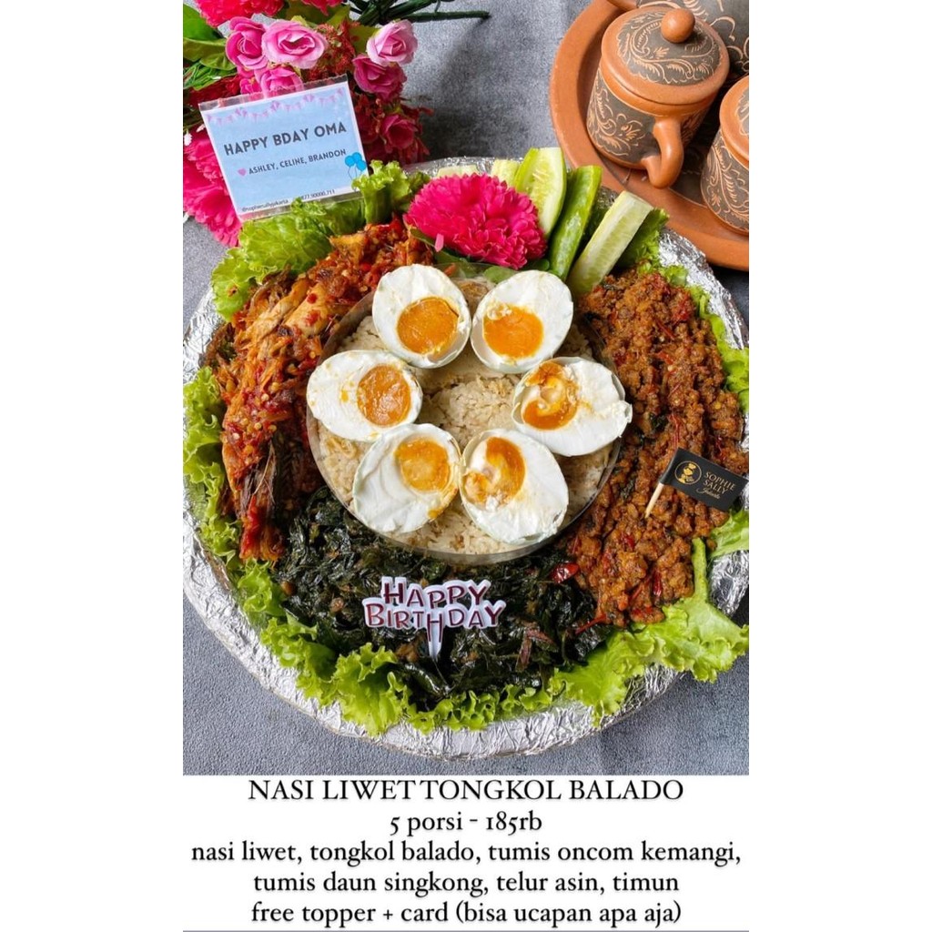 

Nasi Liwet Tongkol Balado Tampah - Ready Setiap Hari New 100 % Original