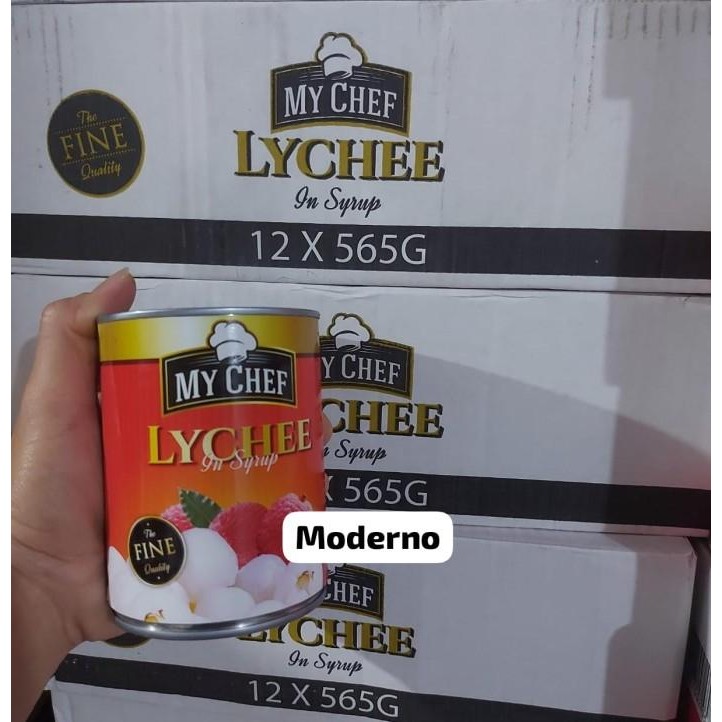 

My Chef Lychee In Syrup 565Gr Kartonan Isi 12 Pcs New 100 % Original