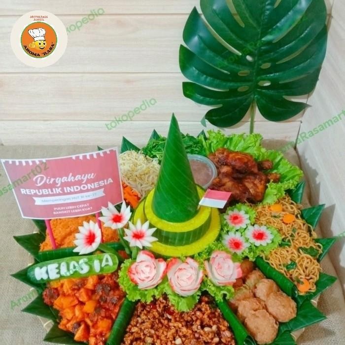 

Tumpeng Nasi Kuning 10 Porsi/Aneka Tumpeng/Aromarasmart02 Terlaris 100 % Original