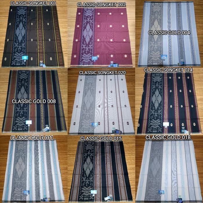 Sarung Bhs Classic Gold Original - Sarung Bhs Classic Songket Original New 100 % Original