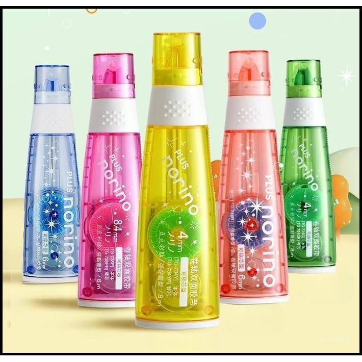 

Lem Tape Kertas Glue Tape Roll Desain Jepang Unik Aesthetik