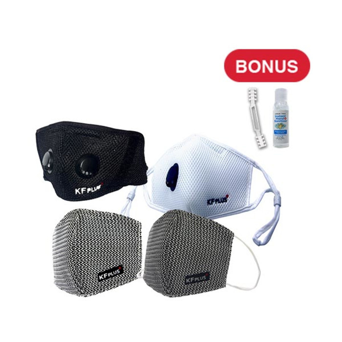 PROMO KF PLUS MASK - Masker Pelindung Higienis 99% Anti Virus, Debu & Polusi