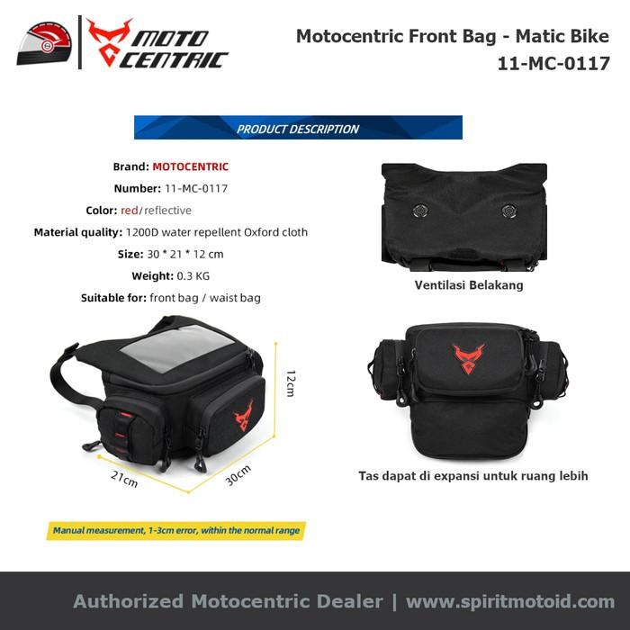 Motocentric Front Bag With Phone Holder | Tas Stang Depan Motor Matic