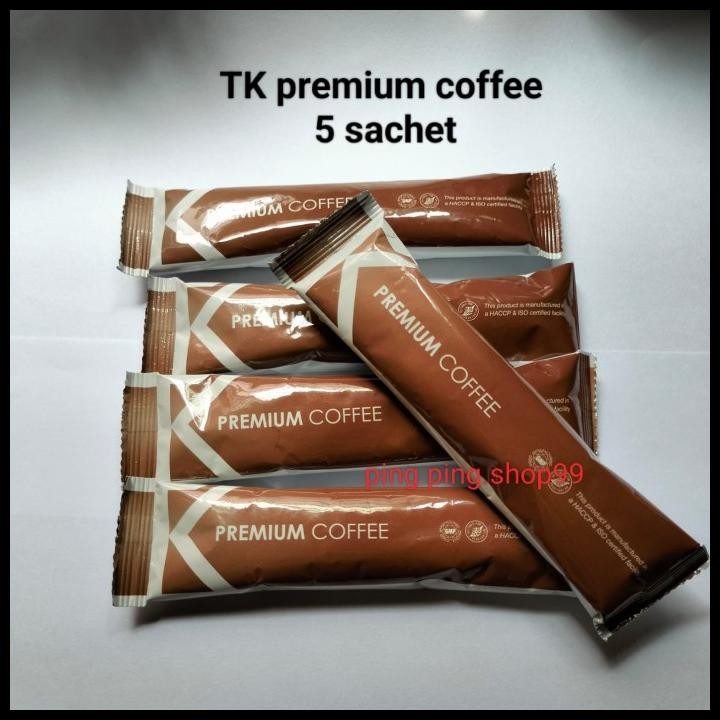

Tk Coffee Premium Coffee Isi 5 Sachet / Minuman Kopi Diet Original Best Quality