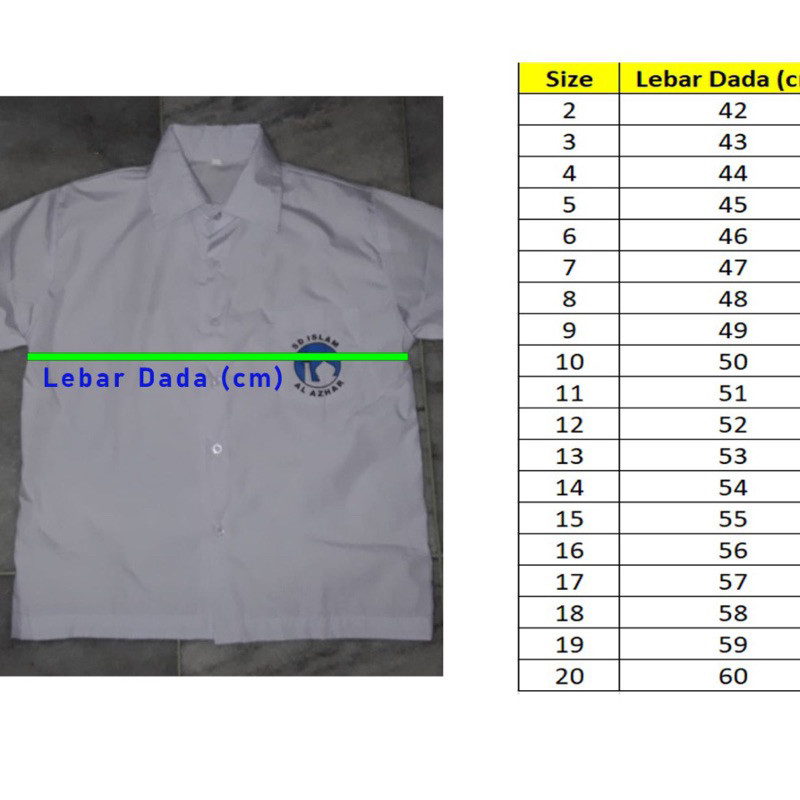 Seragam Sekolah Al Azhar Batik model Tunik kancing depan