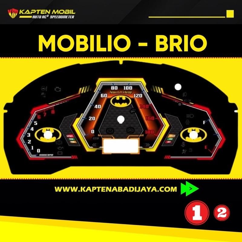 Panel Speedometer Custom Honda Brio - Mobilio Speedometer Custom Brio - Mobilio.