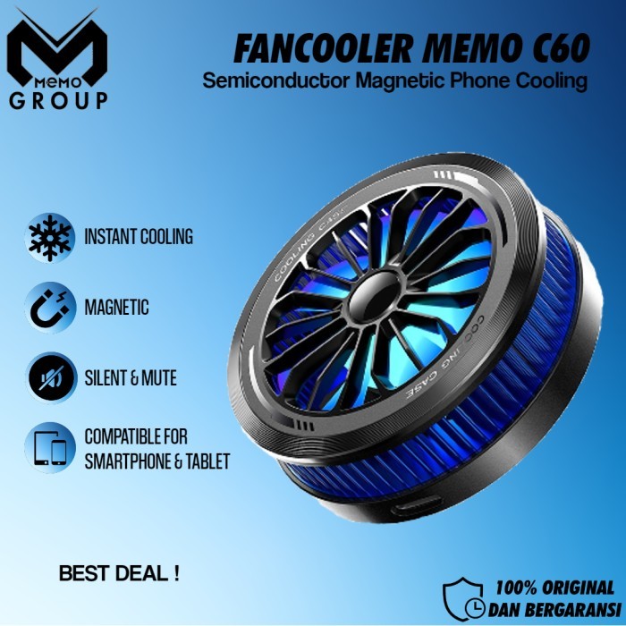 C60 Magnetic Phone Cooler Pendingin HP Cooler Hp Magnet Universal