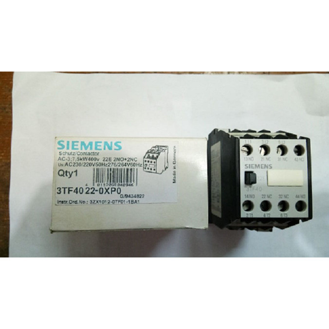 Murah Contactor / Kontaktor Tipe 3TF40-22 Siemens Non COD