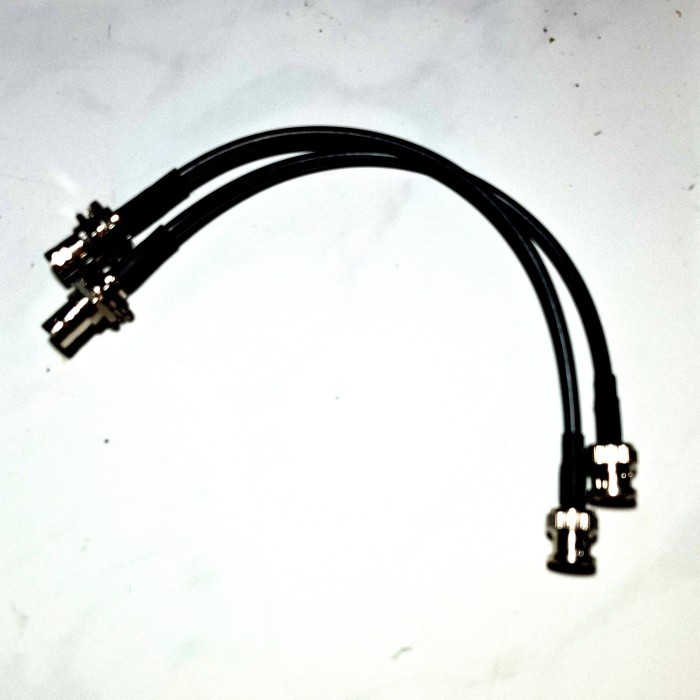 TERBARU Kabel extender antena mic wireless BNC chasis Sambungan kabel antena mic wireles di panel