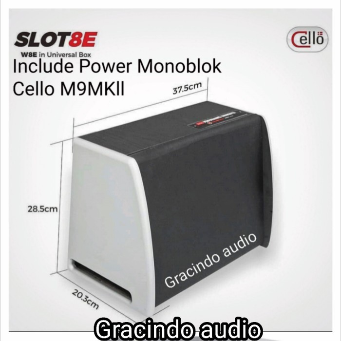 PROMO Subwoofer cello slot 8 aktif
