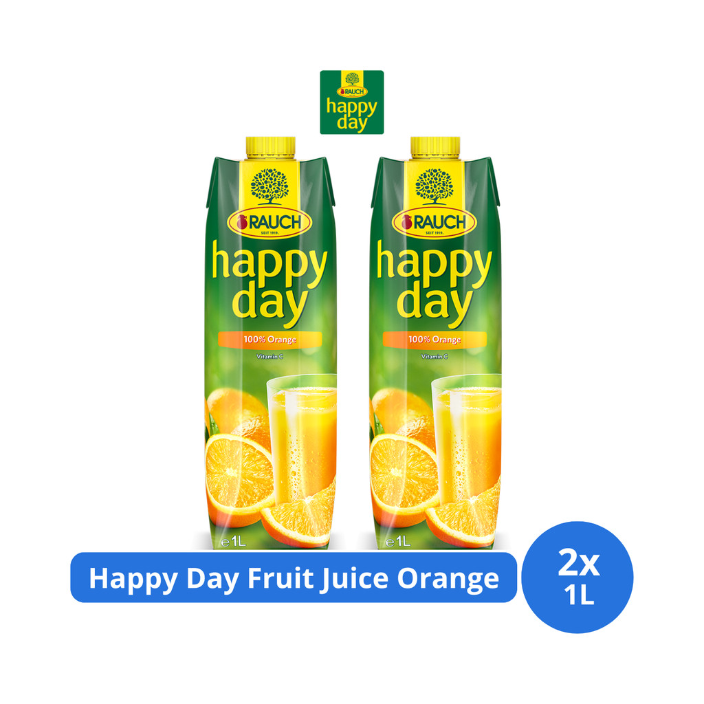 

Happy Day Fruit Juice Orange 1L x 2 pcs