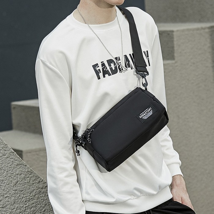 Tas Selempang Kanvas Pria Tas Hp Cowok Slingbag E&S 3240