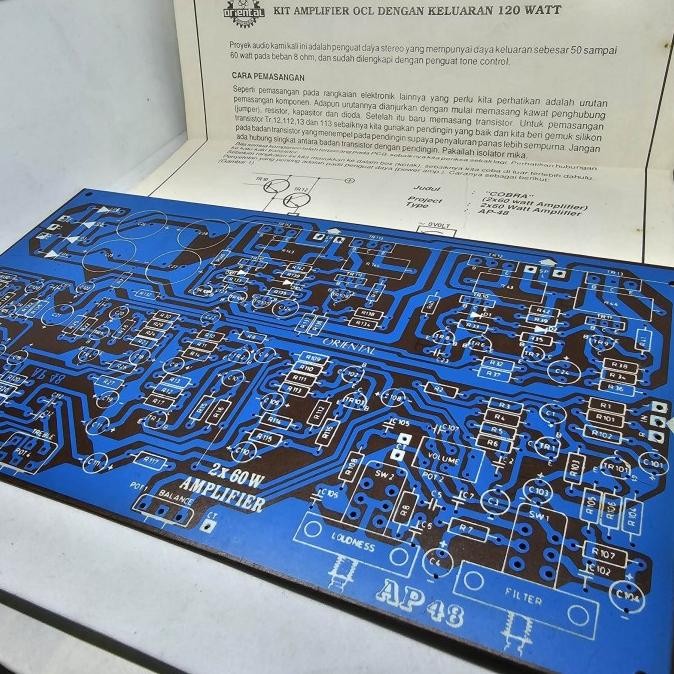] PCB AP48 Amplifier OCL 2x60w