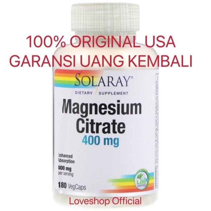 SOLARAY Magnesium Citrate 100% ORIGINAL Quatro Formula vit d3 k zinc