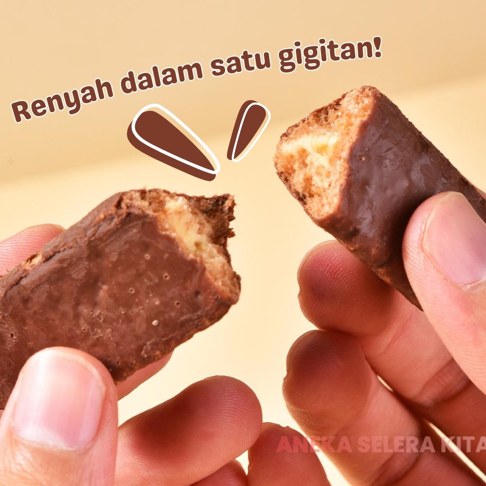 

ANEKA Snack Chocolate Crispy Rice Creckers/Coklat Krispi Beras Krekers Piramid