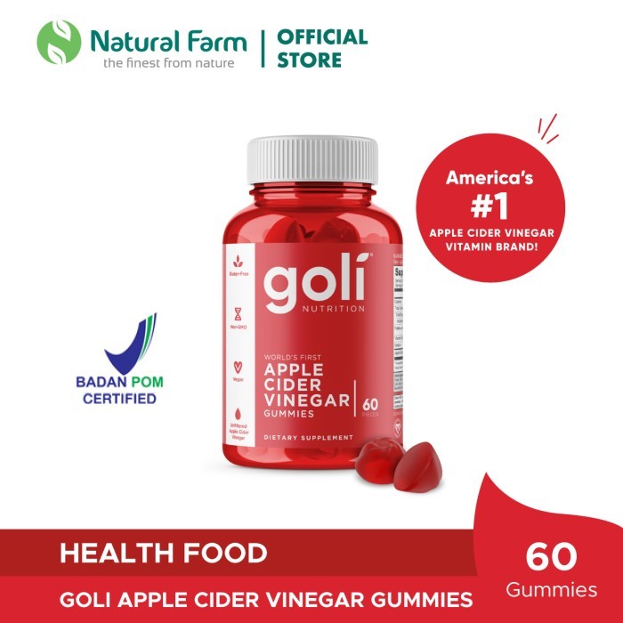 

Goli Apple Cider Vinegar Gummies 60