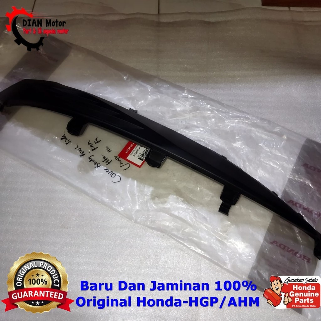 AHM 83550K46N00ZA COVER BODY BAWAH SIDE VAR110FI K46 HITAM KANAN ORIGINAL