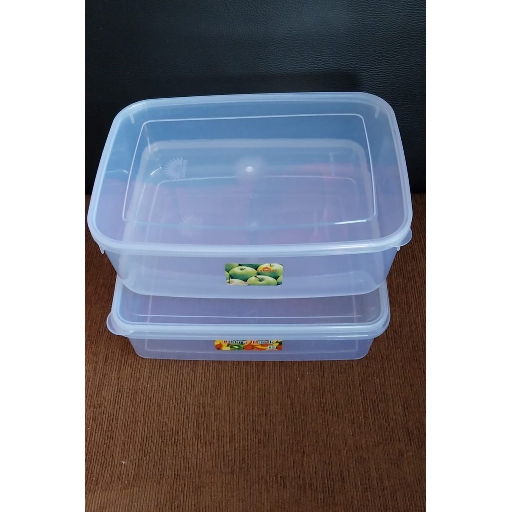 Kotak Sealware  Kue Donat /Box Kue  Persegi Plastik Transparan Tutup