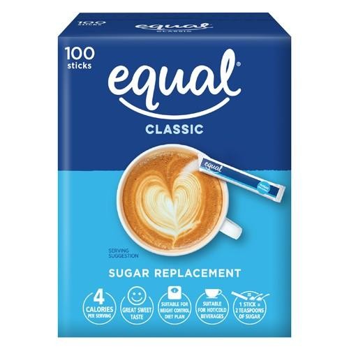 

Equal Classic 100 Sticks / Pemanis / Gula/ Makanan / Minuman Termurah 100 % Original