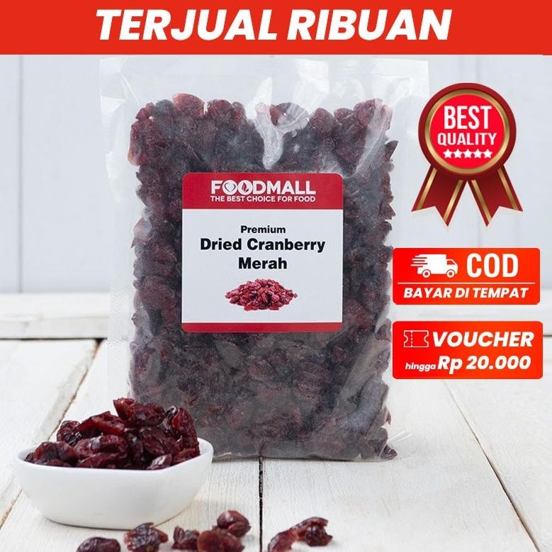

Cranberry Kering 250 gr / dried cranberry / kranberi kering
