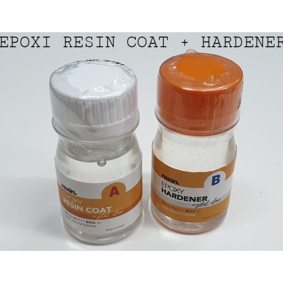

Terbaik LEM EPOXY RESIN COAT + HARDENER (CRYSTAL CLEAR) 40ml