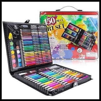 

Pensil Warna Art Set Full Crayon 150 Pcs Anak Alat Seni Lukis Gambar