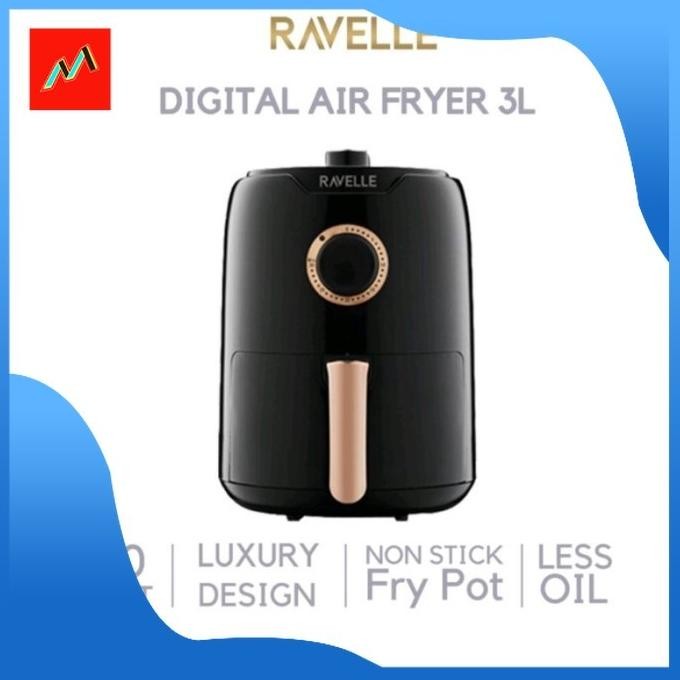 AIR FRYER RAVELLE 3 LITER LOW WATT RAF 300 - ELEGAN GERMANY DESIGN