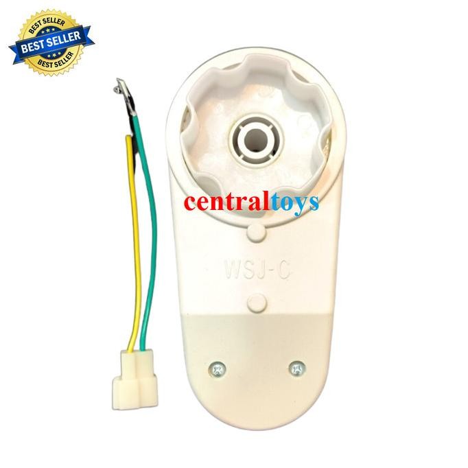 gearbox mobil aki 6v WSJ putih bintang 6 dinamo 390 18.000 rpm PMB dll [terbaik]