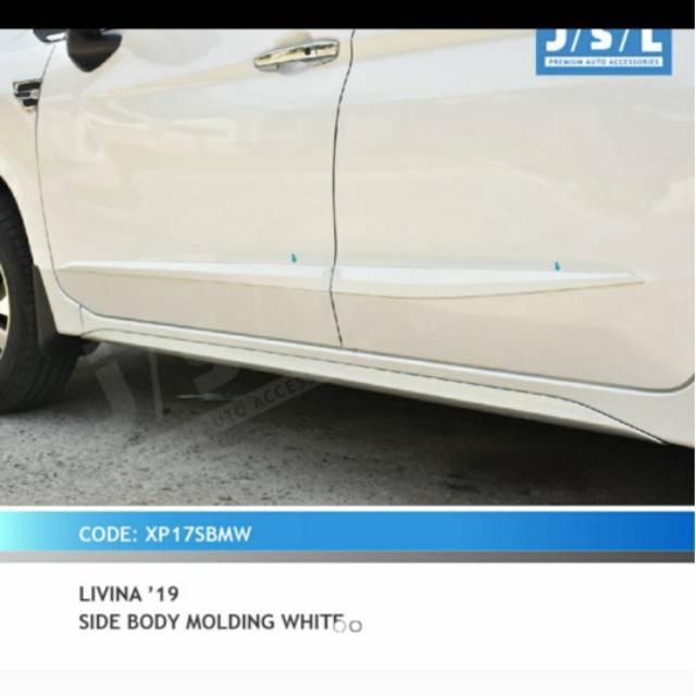 List Body Mobil All New Livina 2019/ Xpander Hitam , Putih & Chrome  Jsl