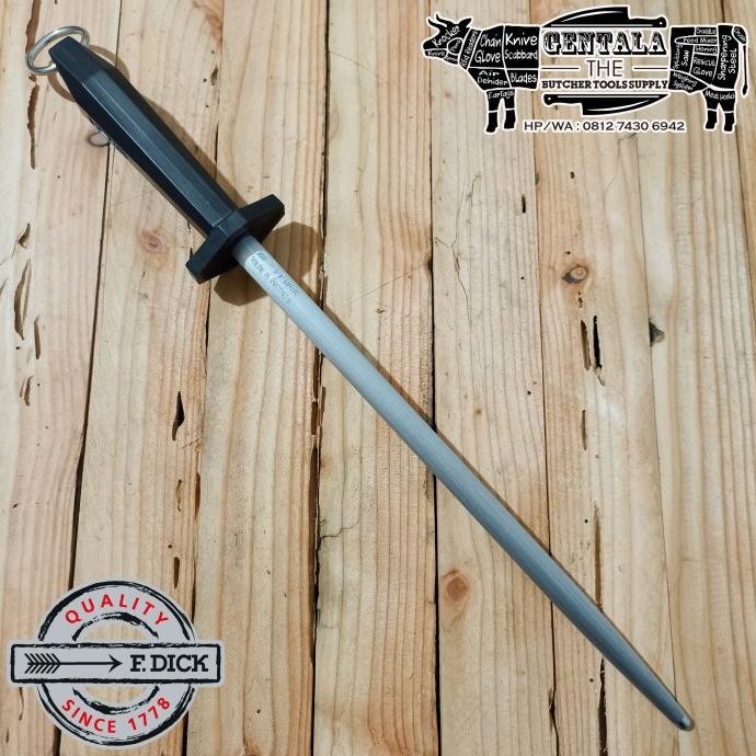 Asahan F. Dick Eurocut Sharpening Steel 30cm Regular Cut Round