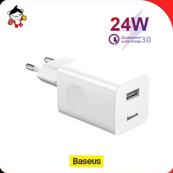 Adaptor Kepala Charger BASEUS Quick Charger 3.0 24W