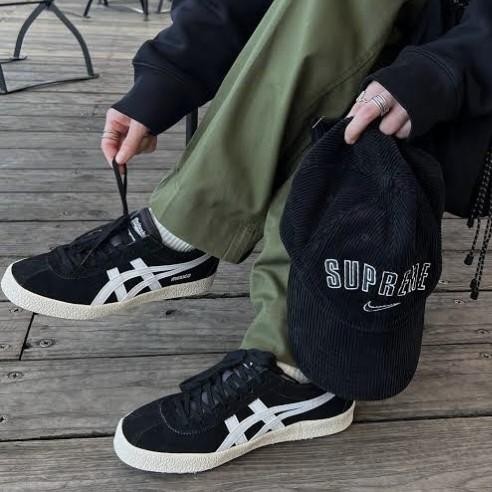 Original Sneakers - Onitsuka Tiger Delegation Black - Sepatu Hitam - Sepatu Sekolah Anak Casual On S