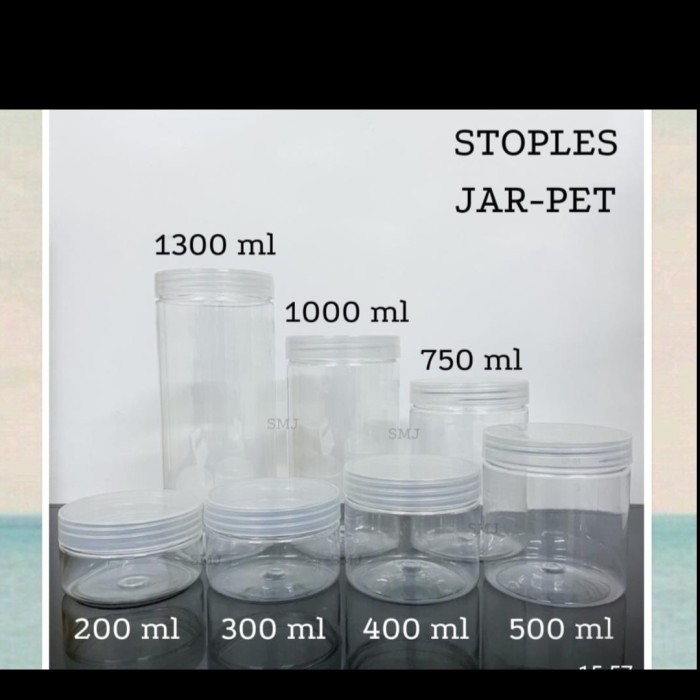 Toples Tabung Plastik Bening / Toples Kue+Tutup JAR PET 600/700/1000ml