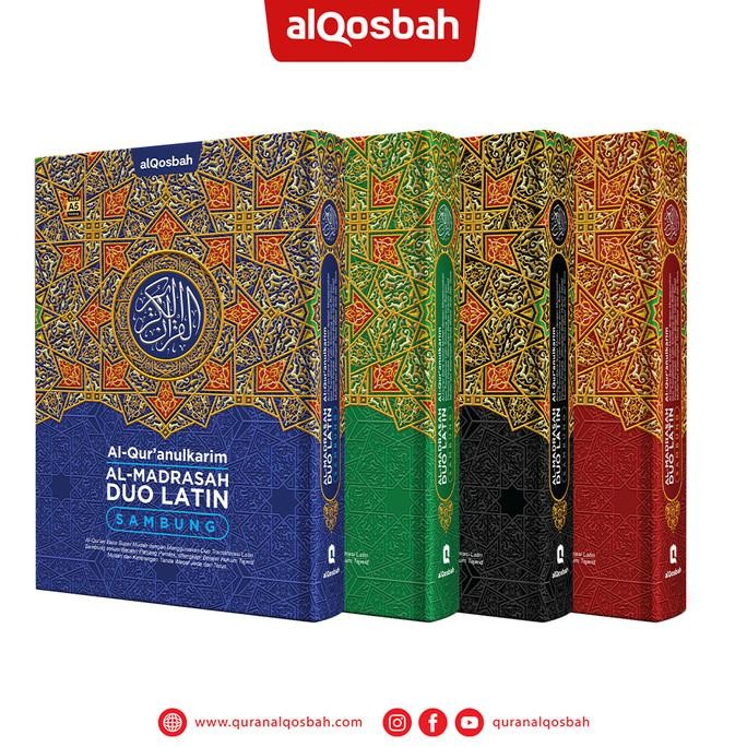Alquran Almadrasah Duo Latin Sambung Uk A4, Al-Quran Tajwid Duo Latin terlaris
