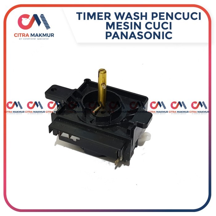 Timer Pencuci Panasonic 2 tabung hitam Wash Mesin Cuci 1 kaki otomatis