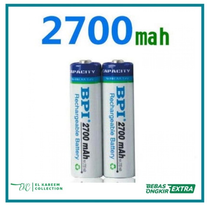 Baterai Cas Isi Ulang Aa 2700 Mah 4 Pcs Enelong Bpi Nimh Rechargeable Terlaris