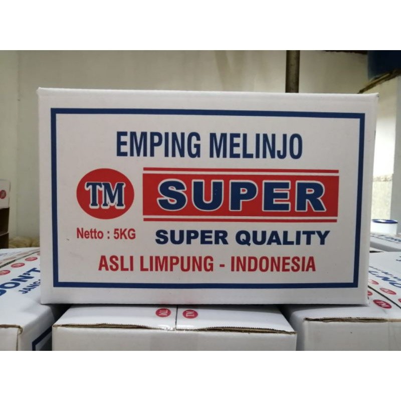 

5 KG EMPING MELINJO MENTAH SUPER QUALITY ASLI LIMPUNG