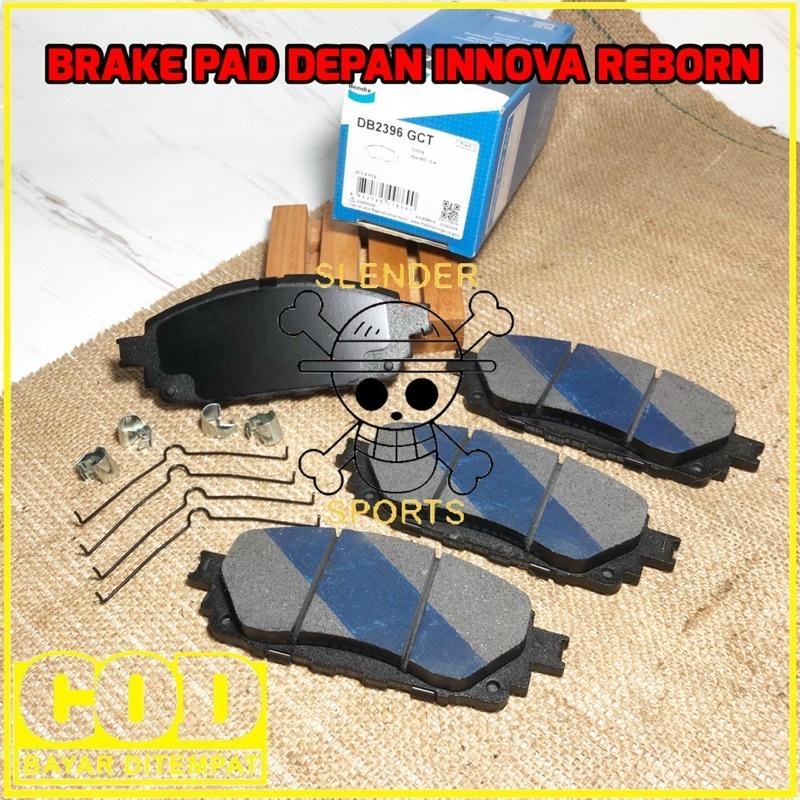 Brake Pad Innova Reborn - Kampas Rem Depan Innova Reborn Bendix Db2396 Gct