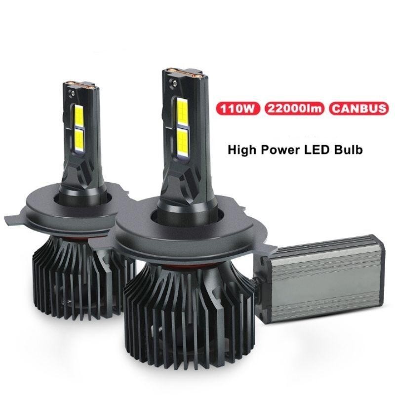 Led Headlight Bukan Novsight N11 Motor Mobil H4 Hs1 Red Edition