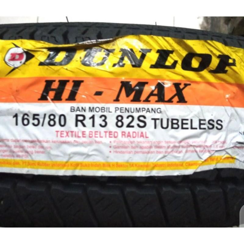 Ban Mobil Dunlop Hi-Max 165/80R13-13 Himax Tubeless 165/80 R13