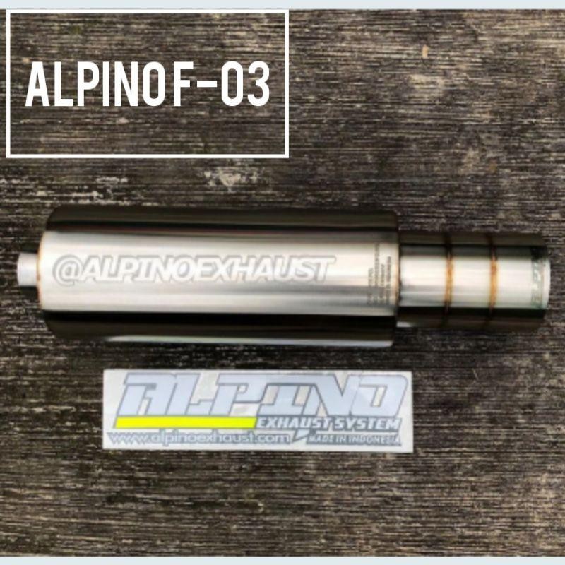 Knalpot Alpino F03 | F-03 Knalpot Mobil