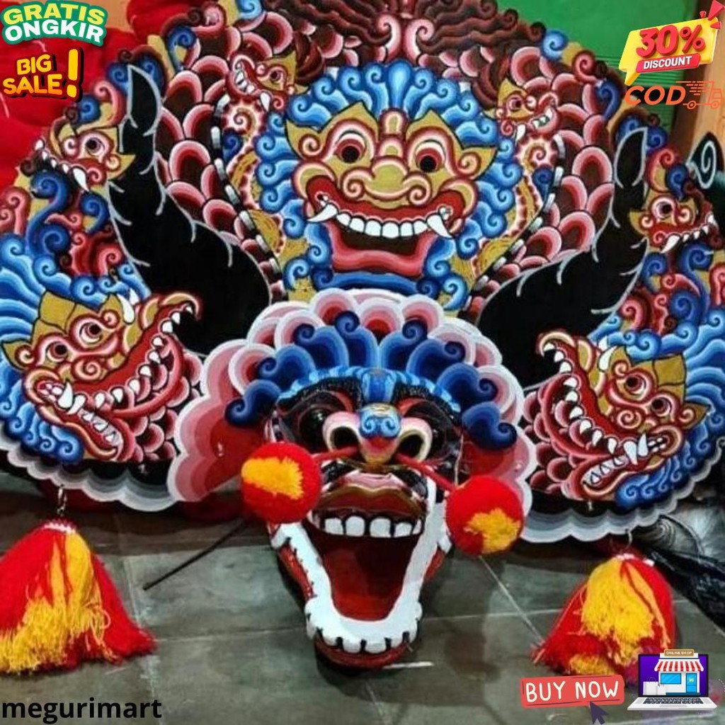 

T Promo Bisa Cod Cuci Gudang Barongan Rampak Telon Jamang Cat Air Brush Bonus Kemul Panjang Dan Pentul Tinggal Pakai Ukuran Anak Promo Barongan Plipit Romo Mainan Anak Barongan Anak Sd Brongan Plipit Premium / Barongan Spon Caplok Kain Panjang / Barongan
